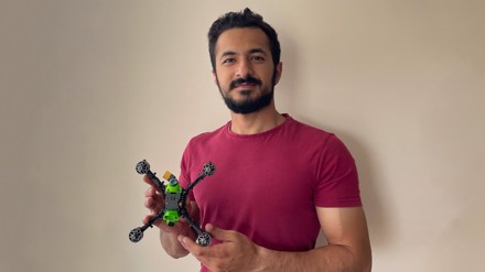 Öğrencimiz İbrahim Alper Aydın, Drone Yarışması'nda birinci oldu