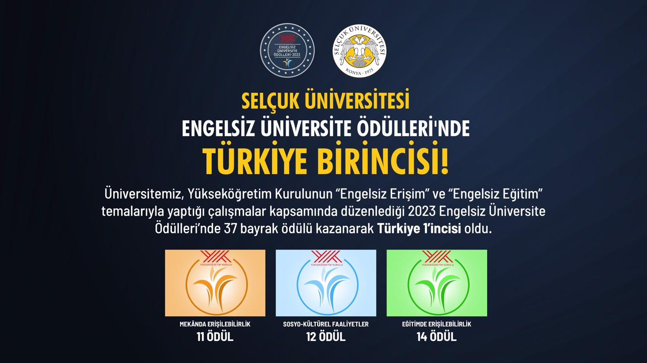 Engelsiz Üniversite Ödülleri'nde Birincilik