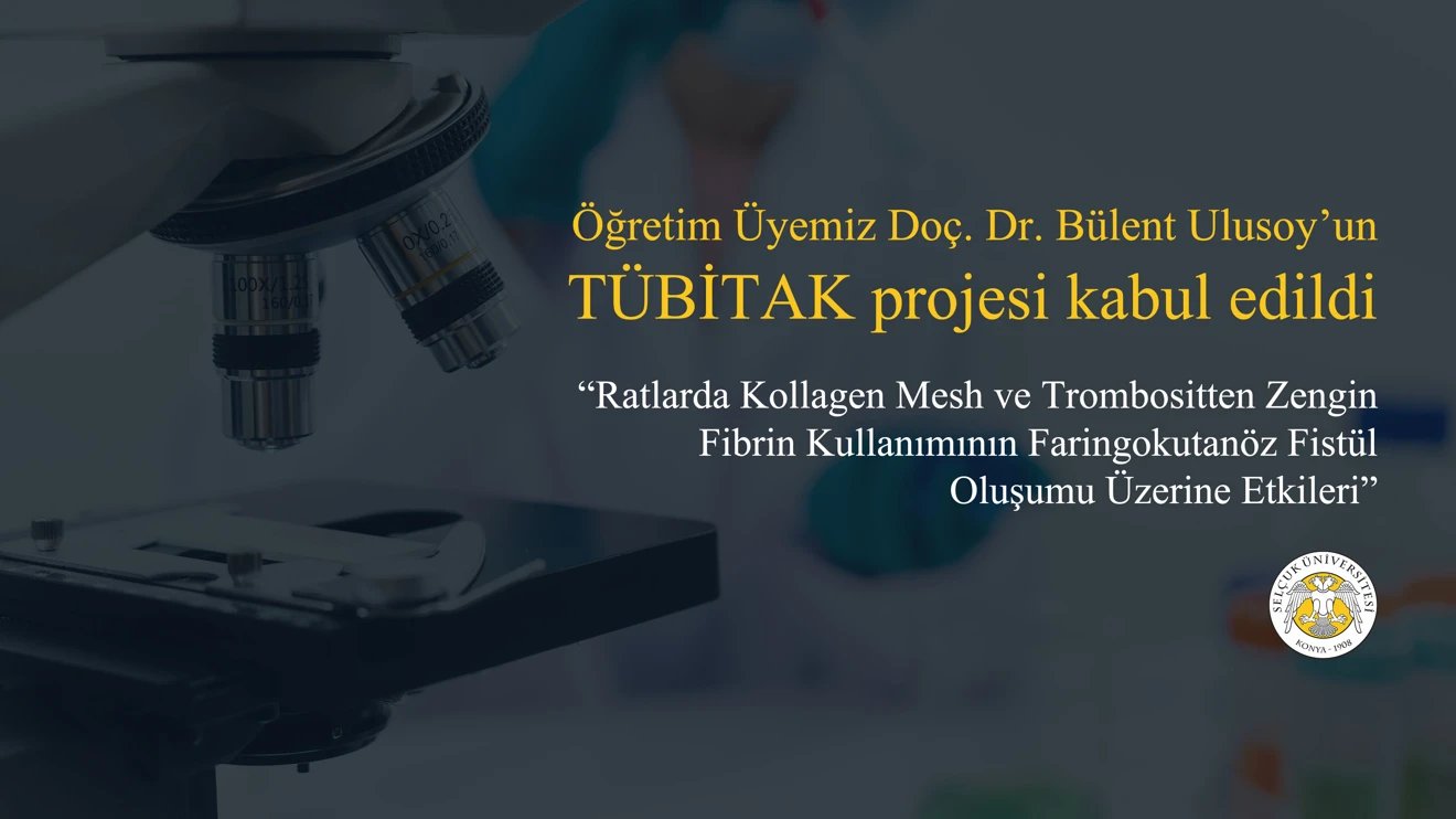 Doç. Dr. Bülent Ulusoy’un TÜBİTAK projesi kabul edildi