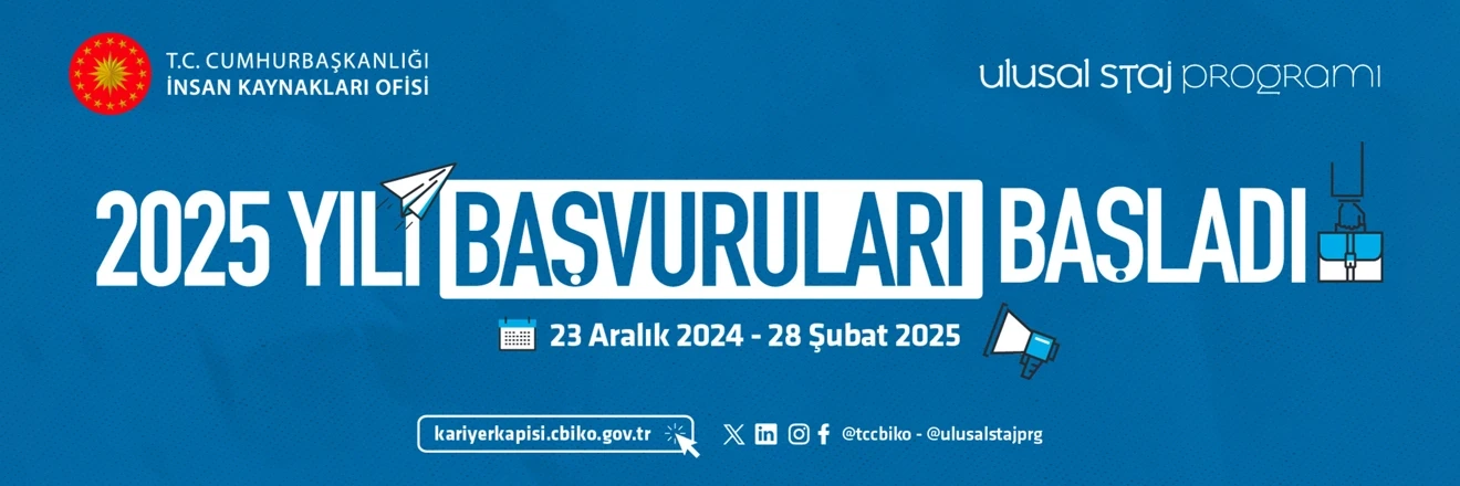 2025 yılı ulusal staj