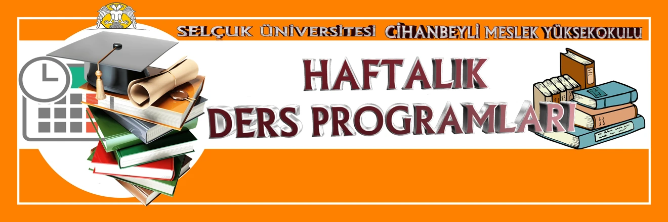 Haftalık Ders Programları