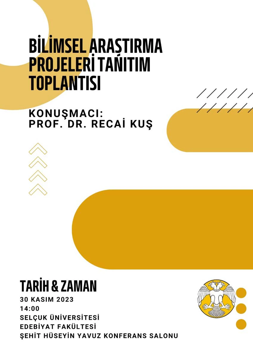 Bilimsel Araştırma Projeleri Tanıtım Toplantısı