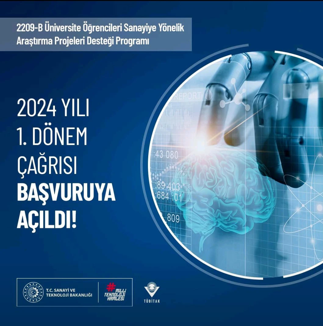 2209-B Üniversite Öğrencileri Sanayiye Yönelik Araştırma Projeleri Desteği Programı