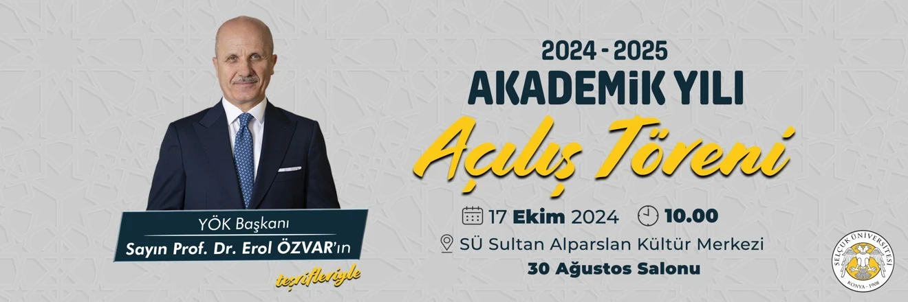 2024-2025 Akademik Yılı Açılış Töreni