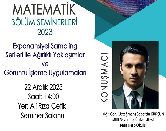 Matematik Bölüm Seminerleri 2023-2