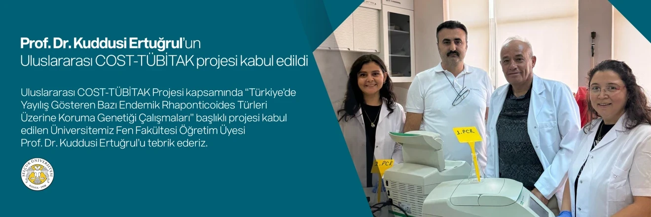 Prof.Dr.Kuddusi ERTUĞRUL'un Tübitak Projesi