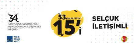 Genç İletişimciler Yarışması'nda 53 finalistin 15'i Selçuk İletişimli