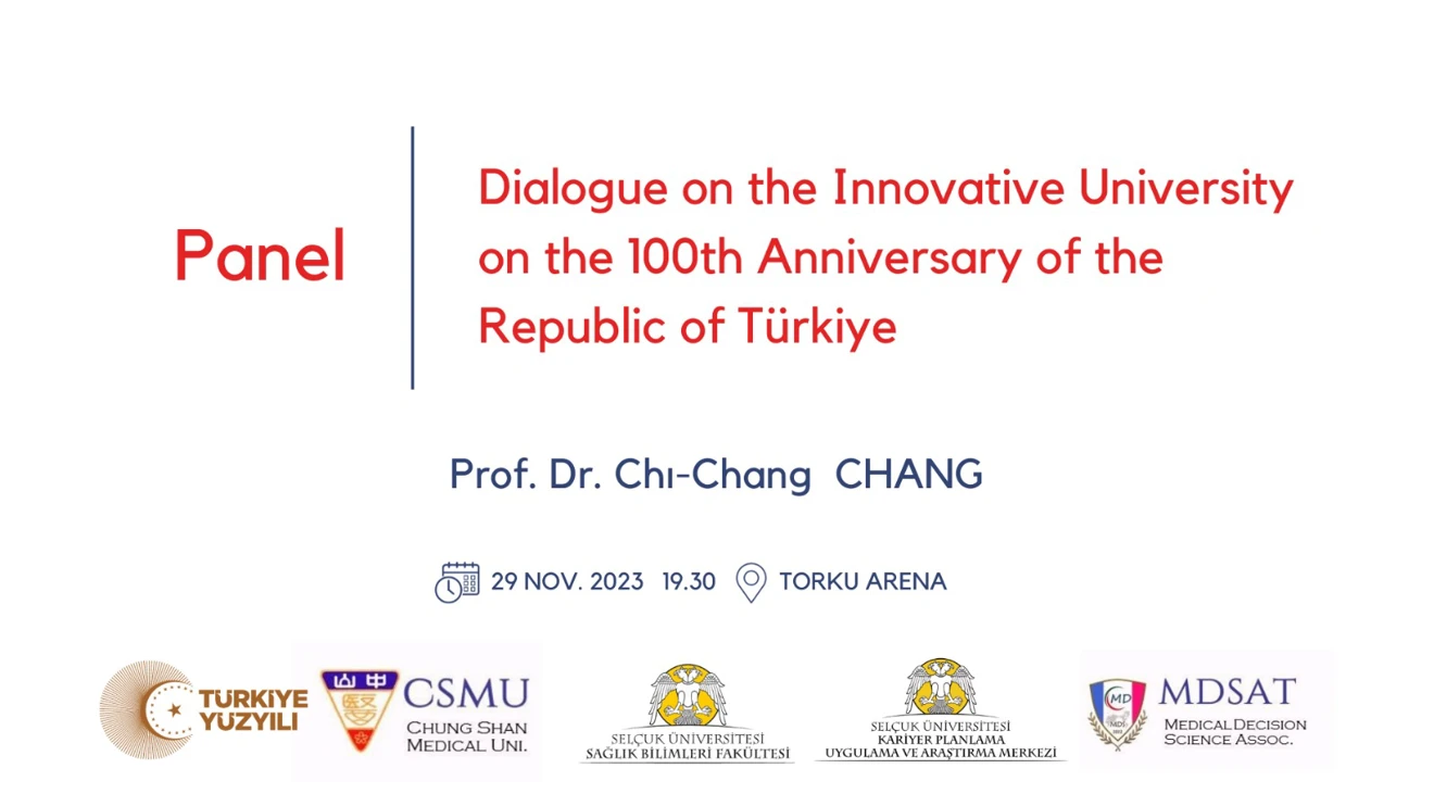 Panel: Türkiye Cumhuriyeti'nin 100. yılında yenilikçi üniversiteler üzerine diyalog