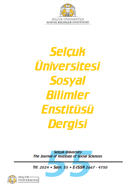 Sosyal Bilimler Enstitüsü Dergisi 2024 yılı 55. sayısı yayınlanmıştır